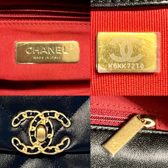 CHANEL 19 Lambskin Quilted Flap Bag in Black Micro Chip - Picture 13 of 16